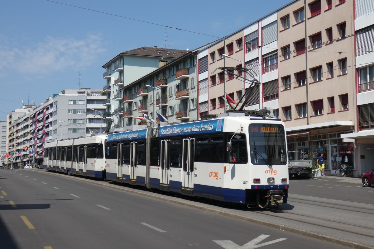 Женева, ACMV/ABB/Duewag Be 4/6 № 817