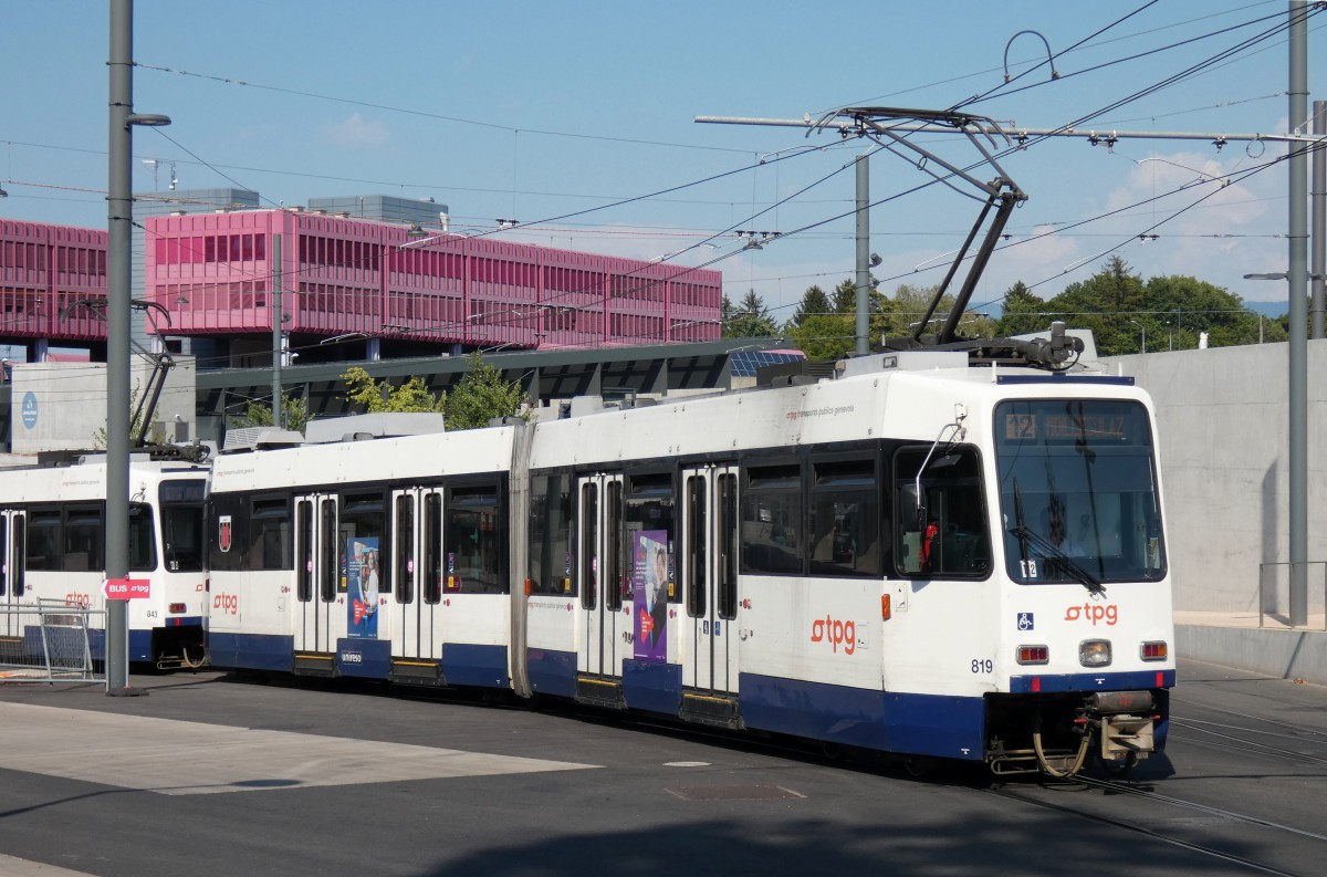 Женева, ACMV/ABB/Duewag Be 4/6 № 819