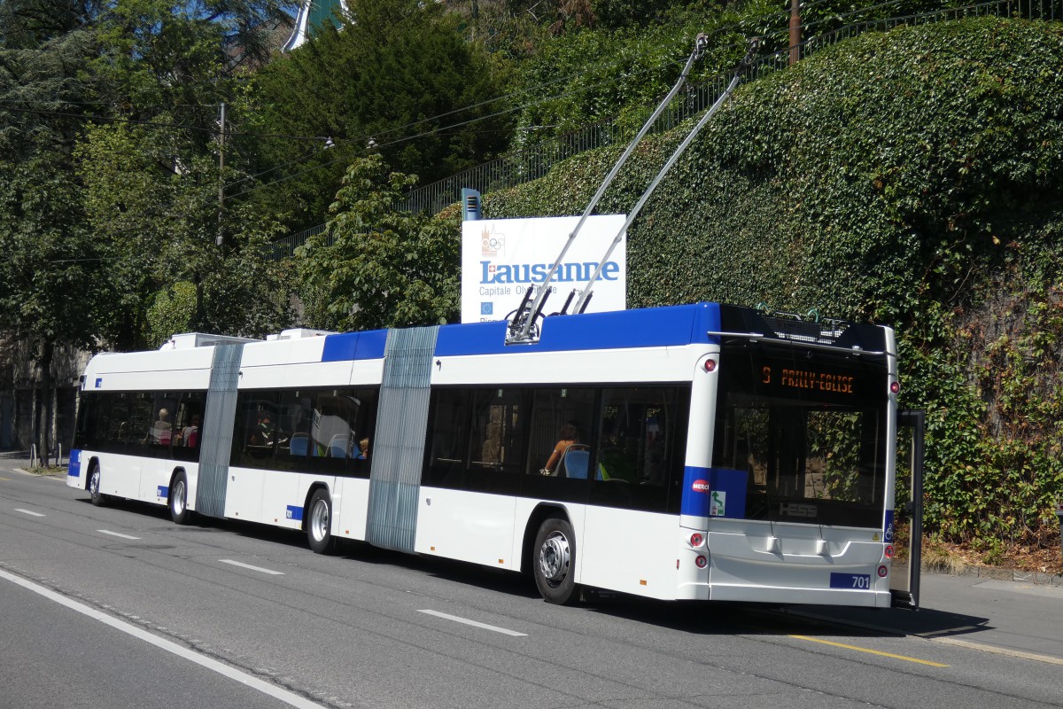 Lausanne, Hess lighTram 25 DC Br. 701 Lausanne, Hess lighTram 25 DC Br. 701