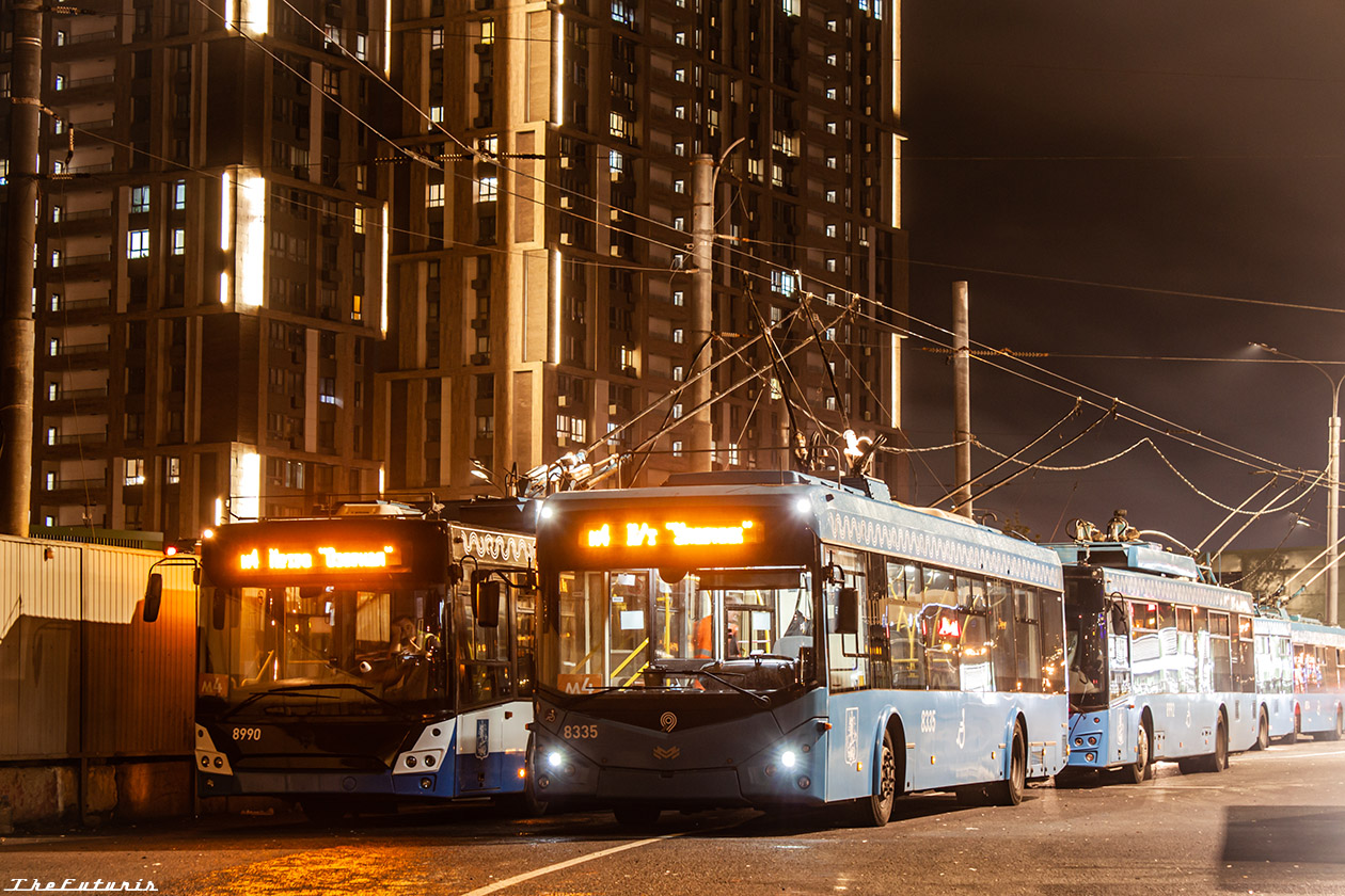 Moskwa, BKM 321 Nr 8335; Moskwa — Last Days of the Moscow Trolleybus on August 24 — 25, 2020