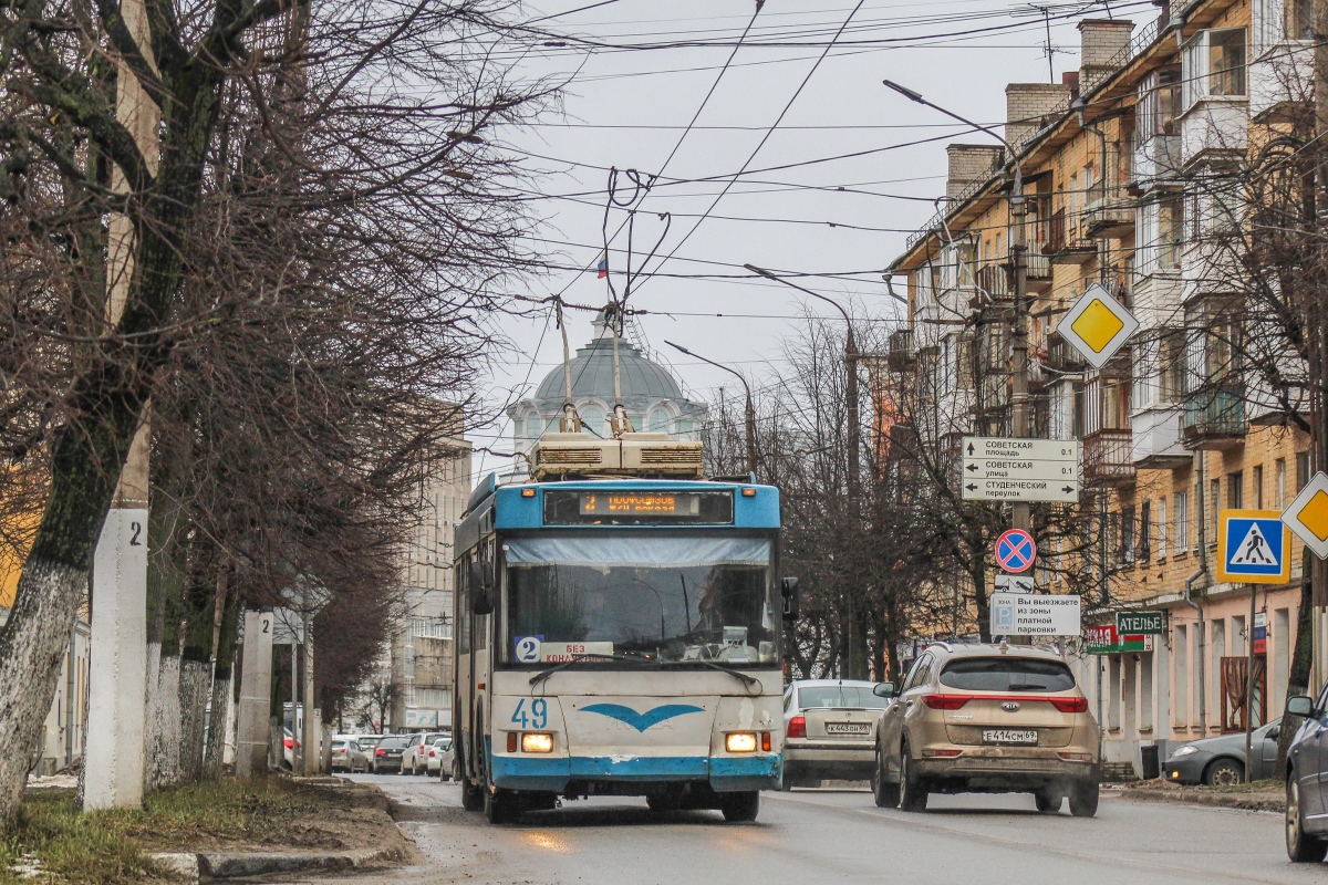 Tver, Trolza-5275.05 “Optima” # 49; Tver — The last years of the Tver trolleybus (2019 — 2020)