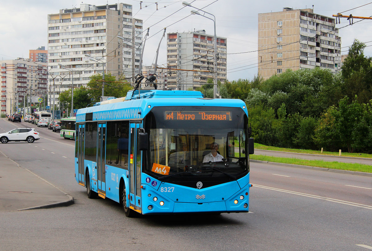 Moscow, BKM 321 # 8327; Moscow — Last Days of the Moscow Trolleybus on August 24 — 25, 2020