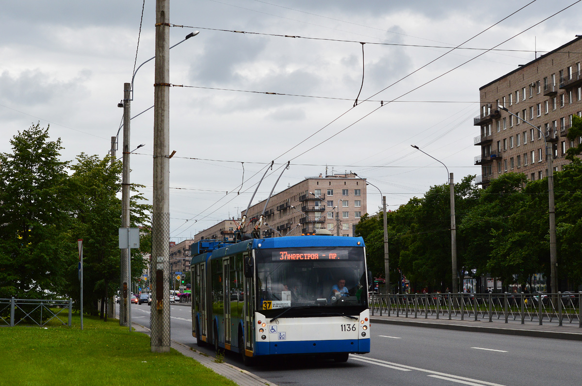 Санкт-Петербург, Тролза-6206.01 «Мегаполис» № 1136