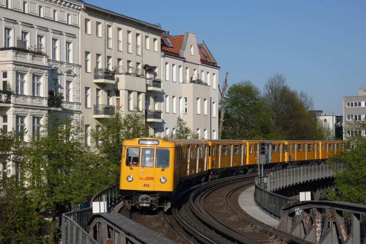 Берлин, BVG A3E № 494