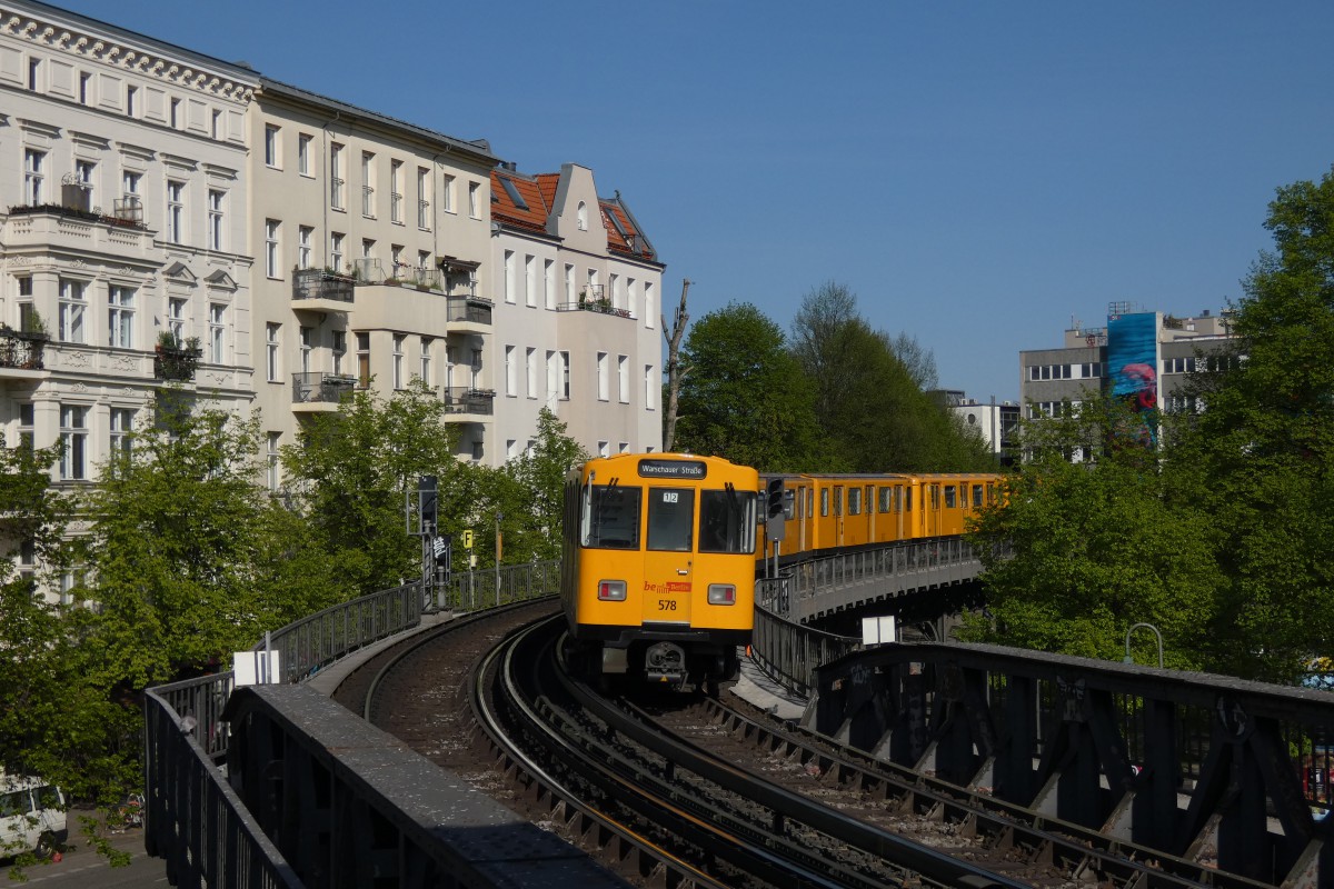 Берлин, BVG A3L92.2 № 578
