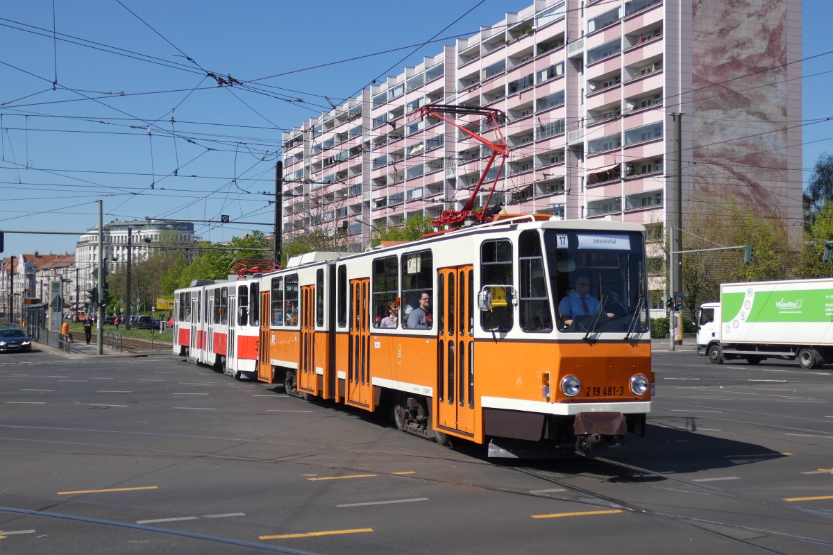 Берлин, Tatra KT4D № 219 481-3