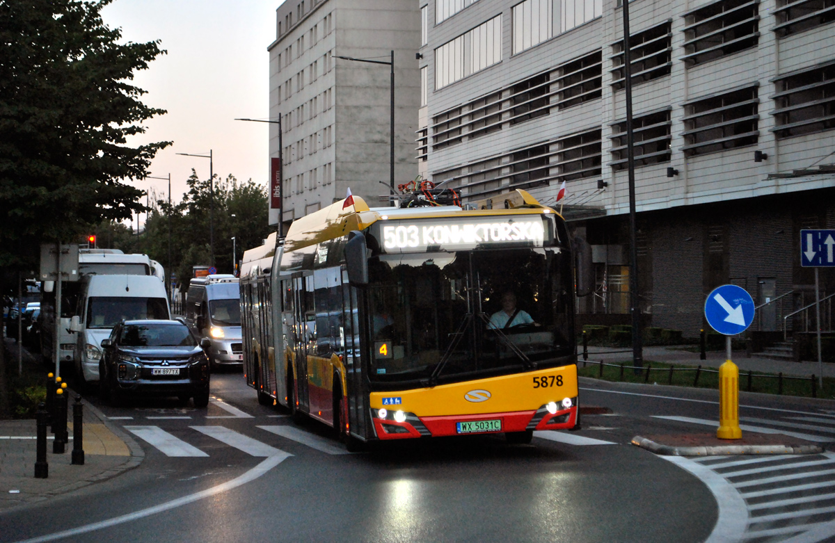 Варшава, Solaris Urbino IV 18 Electric № 5878