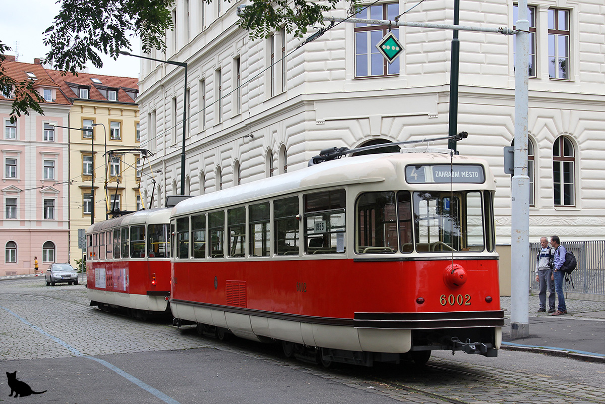 Prague, Tatra T2 № 6002; Prague — Photo trip "T2 tramways near Prague castle"
