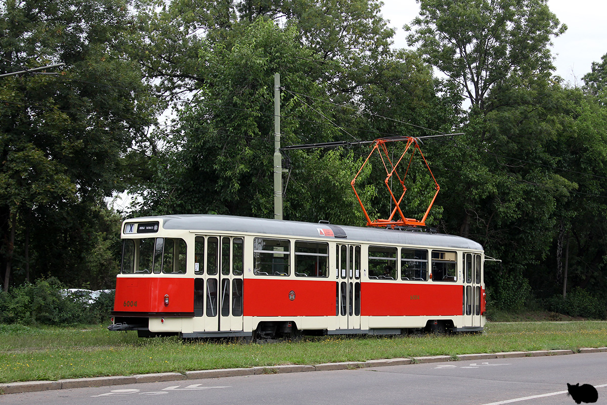 Prága, Tatra T2R — 6004; Prága — Photo trip "T2 tramways near Prague castle" Prága, Tatra T2R — 6004; Prága — Photo trip "T2 tramways near Prague castle"