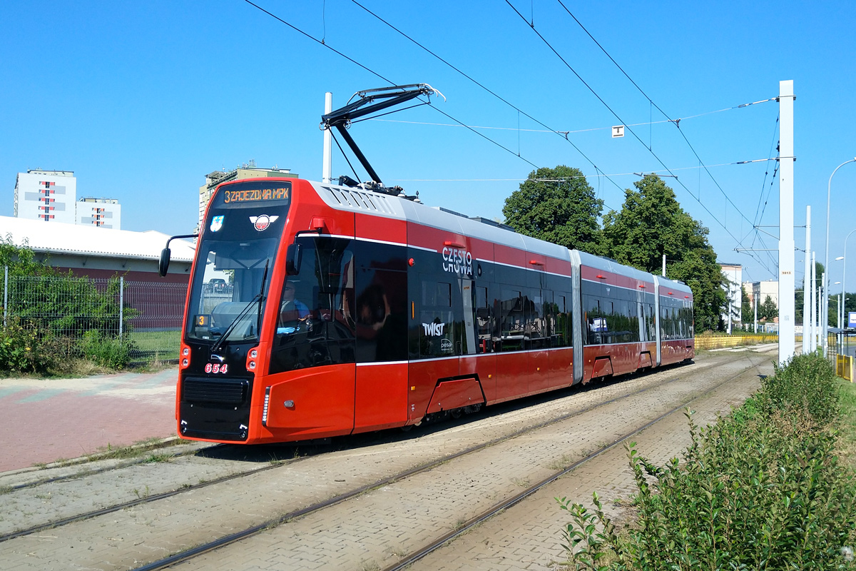 Ченстохова, PESA Twist 2010N/2 № 654