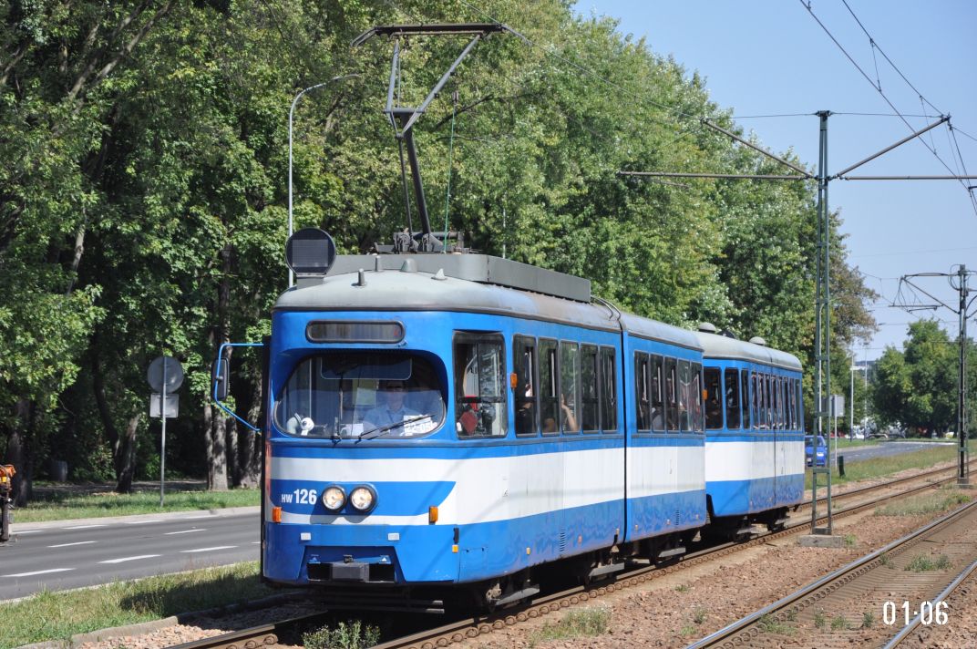 Kraków, SGP Type E1 № HW126