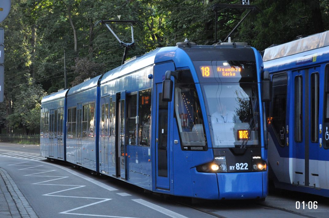 Краков, Bombardier NGT8 № RY822