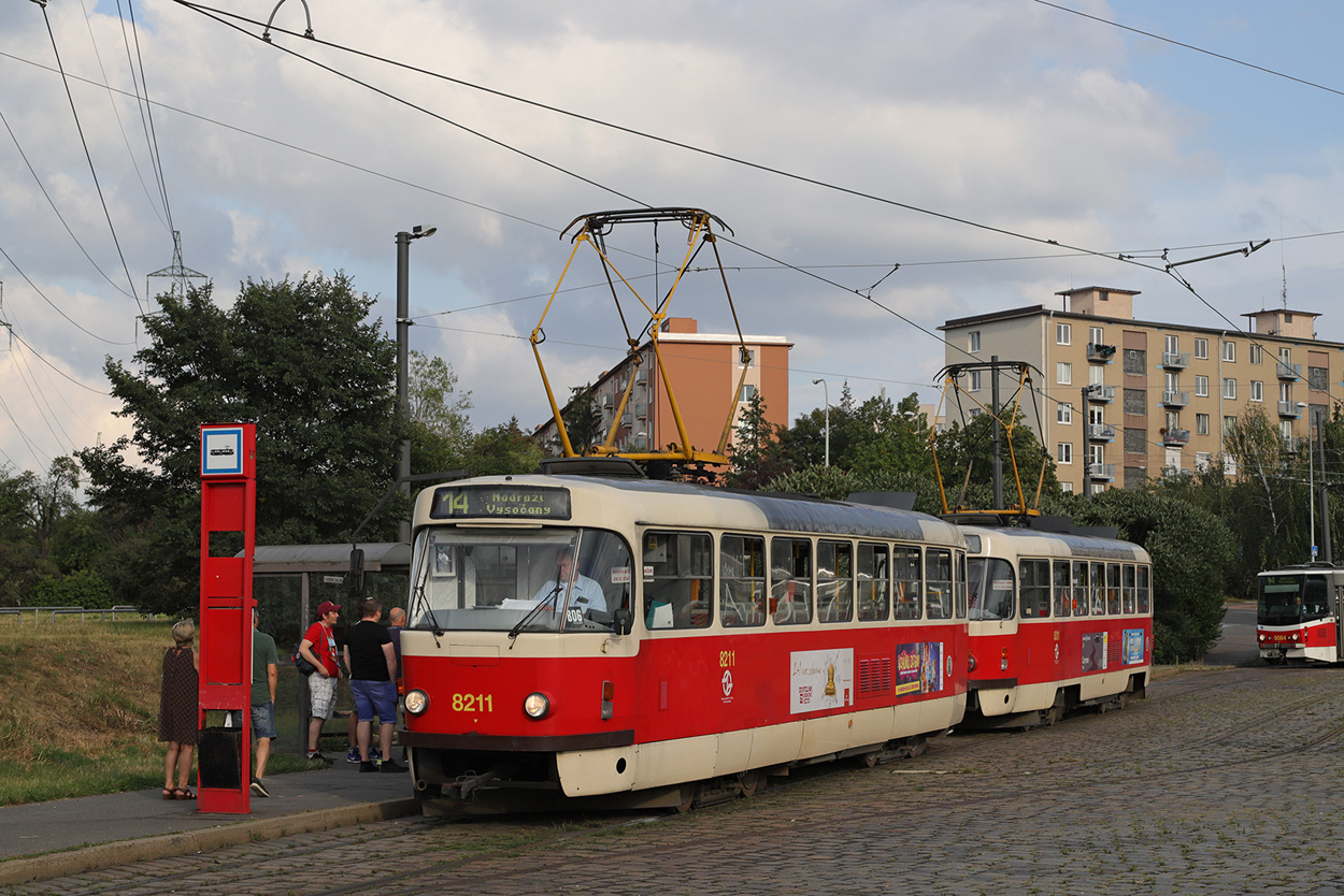 Прага, Tatra T3R.P № 8211