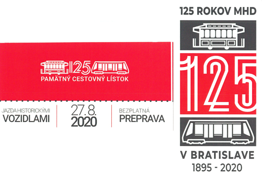 Bratislava — 125 rokov MHD; Bratislava — Tickets