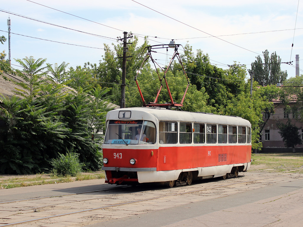 Донецк, Tatra T3SU № 943