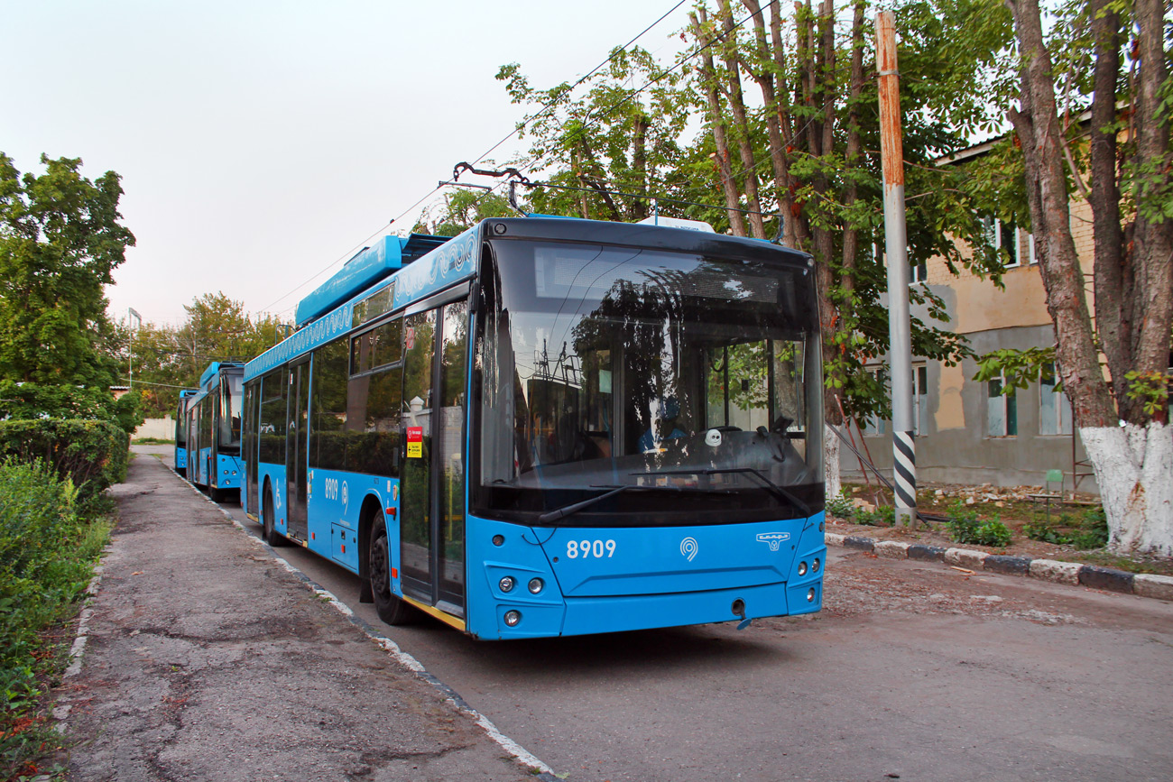 Саратов, СВАРЗ-МАЗ-6275 № 8909; Саратов — Поставка троллейбусов из Москвы — 2020
