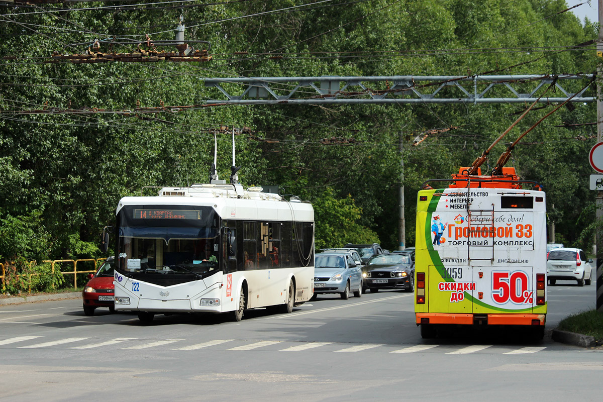 Тольятти, БКМ 321 № 122; Тольятти, Тролза-5275.07 «Оптима» № 3059