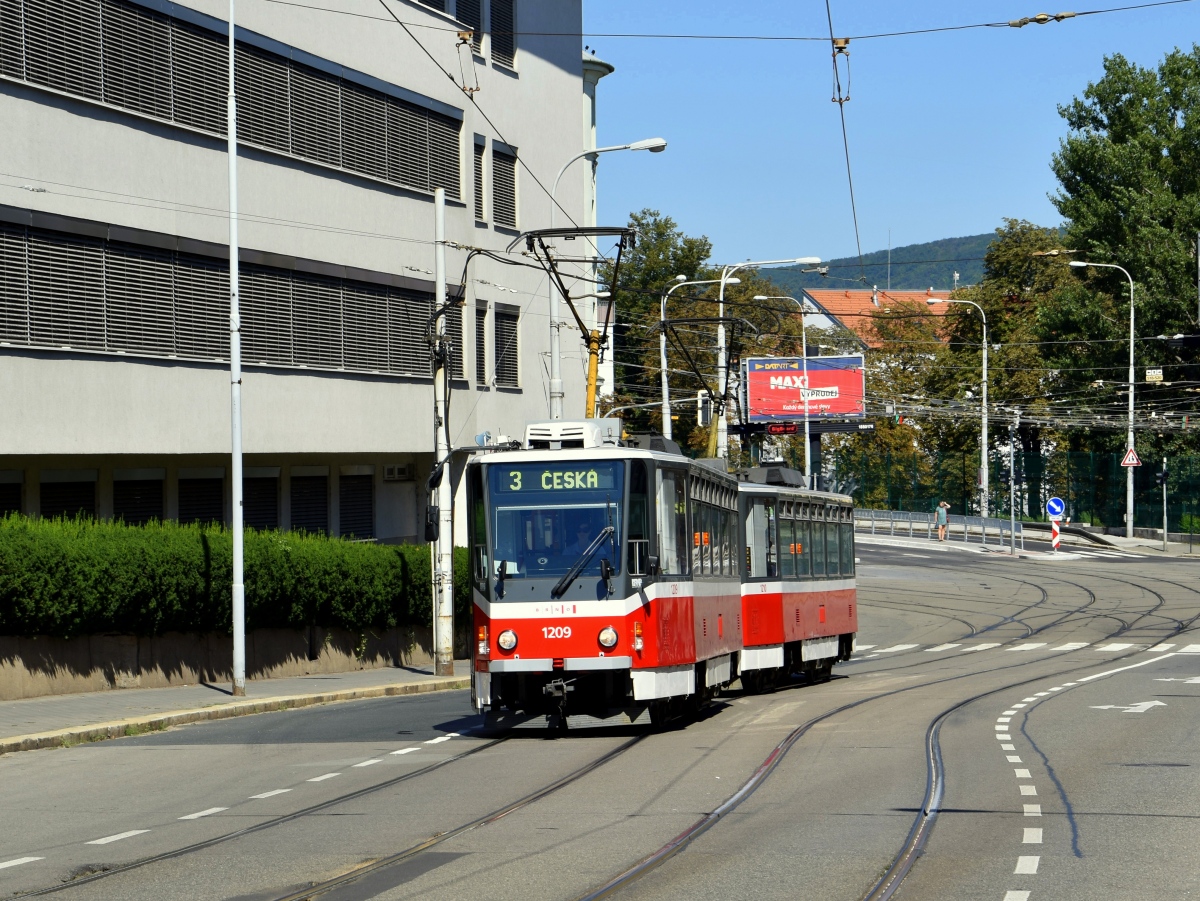 Брно, Tatra T6A5 № 1209