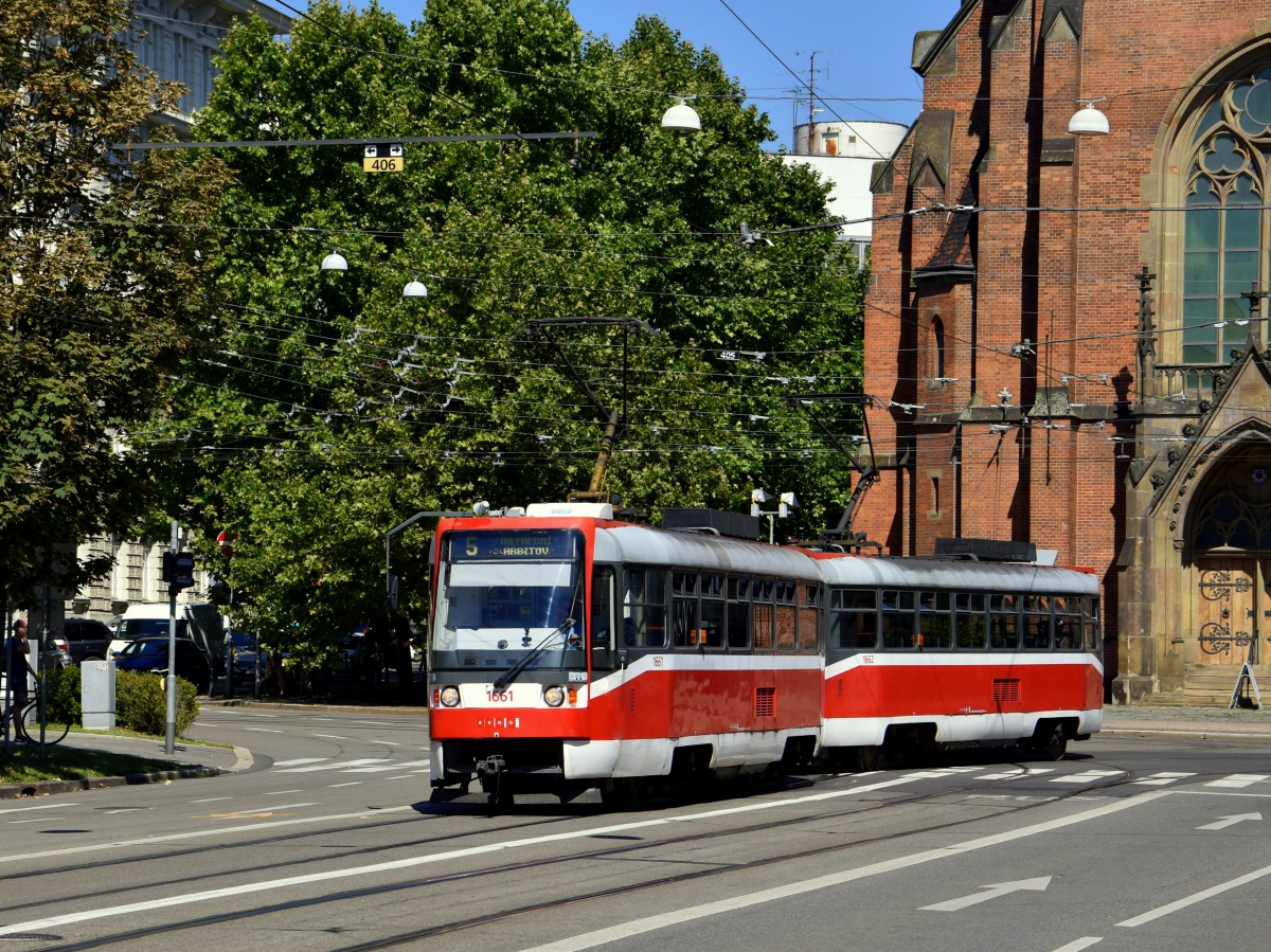 Брно, Tatra T3R (1995) № 1661