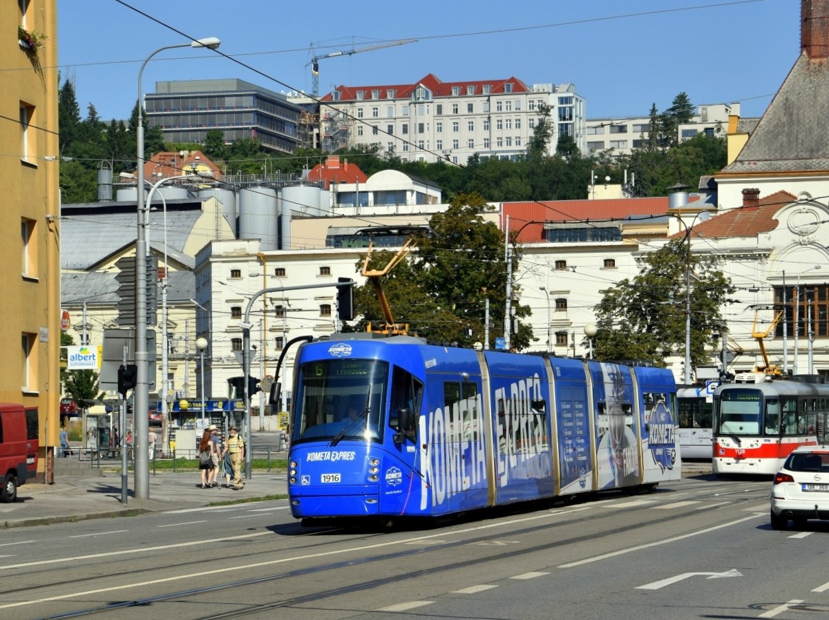 Брно, Škoda 13T Elektra № 1916