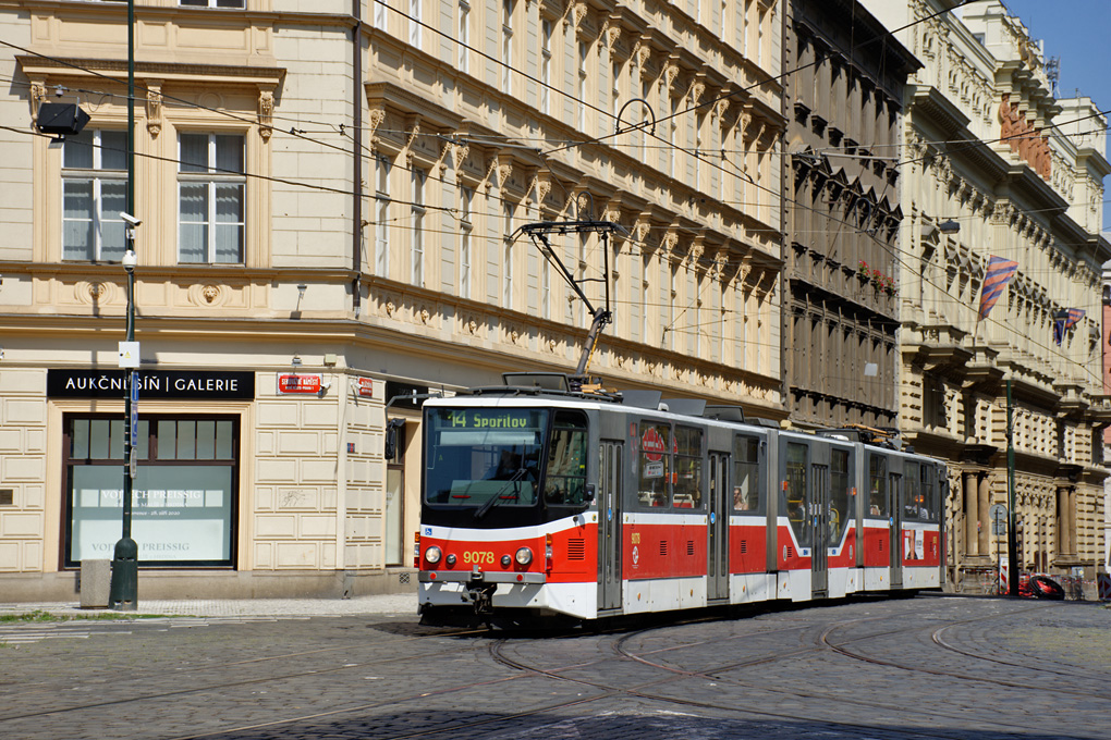 Прага, Tatra KT8D5R.N2P № 9078 Прага, Tatra KT8D5R.N2P № 9078