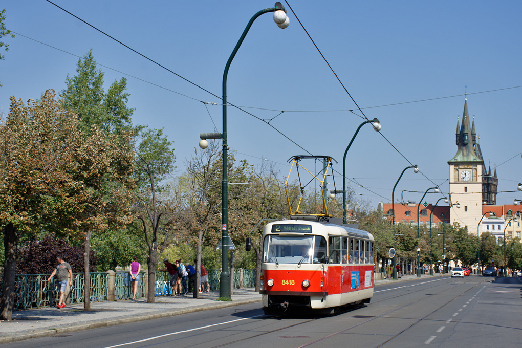 Прага, Tatra T3R.P № 8418