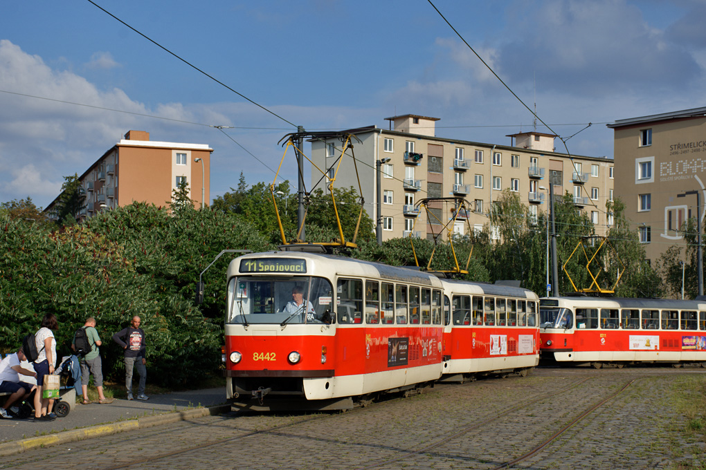 Прага, Tatra T3R.P № 8442