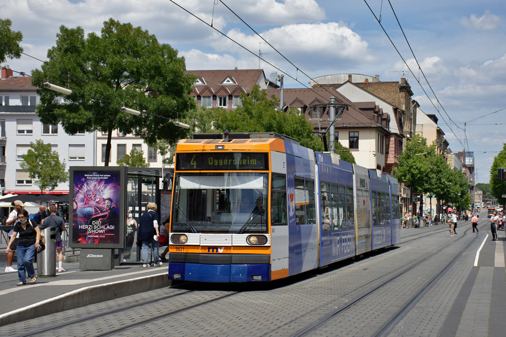 Rhein-Neckar, Duewag 6MGT Nr. 5621