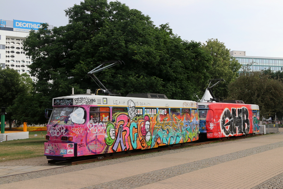 Хемниц, Tatra T3DM № 523; Хемниц — Арт-проект «Парковое лето»