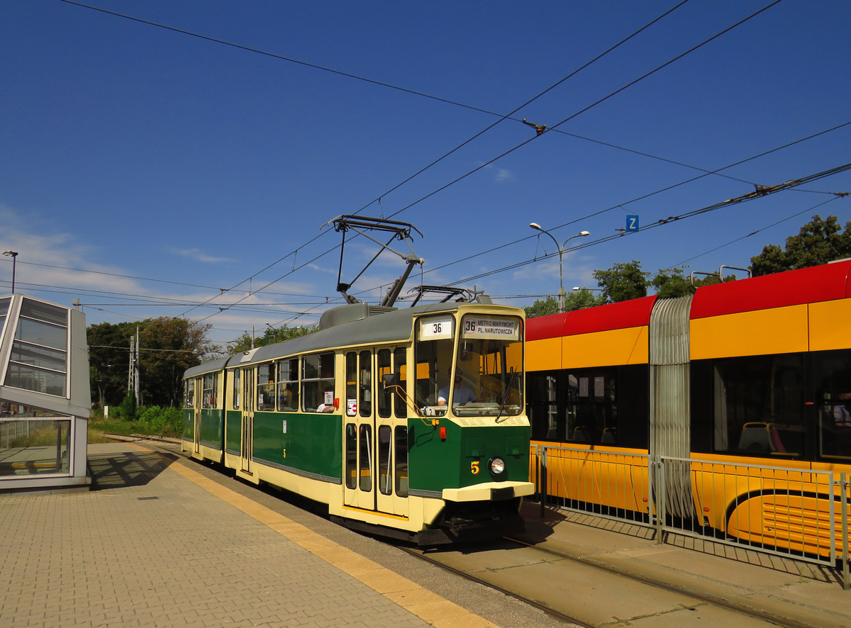 Warsaw, Konstal 102N № 5 Warsaw, Konstal 102N № 5