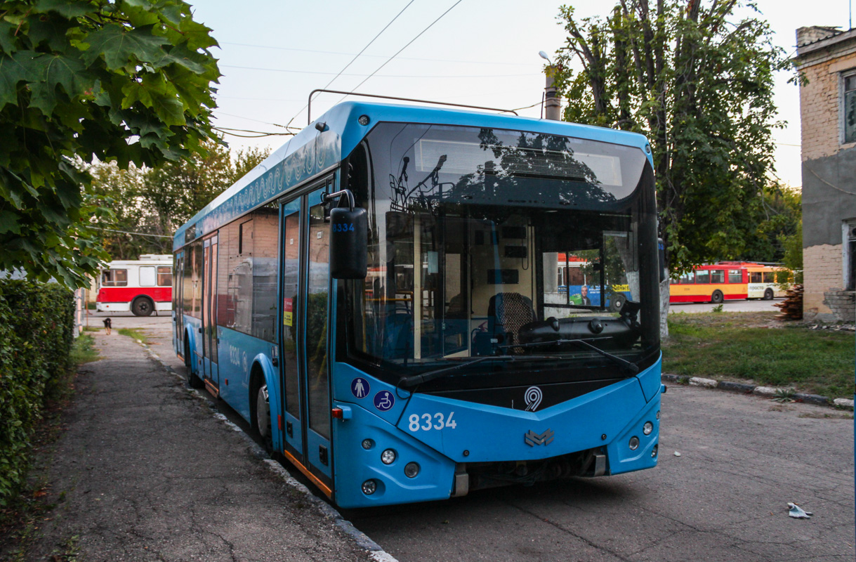 Саратов, БКМ 321 № 8334; Саратов — Поставка троллейбусов из Москвы — 2020