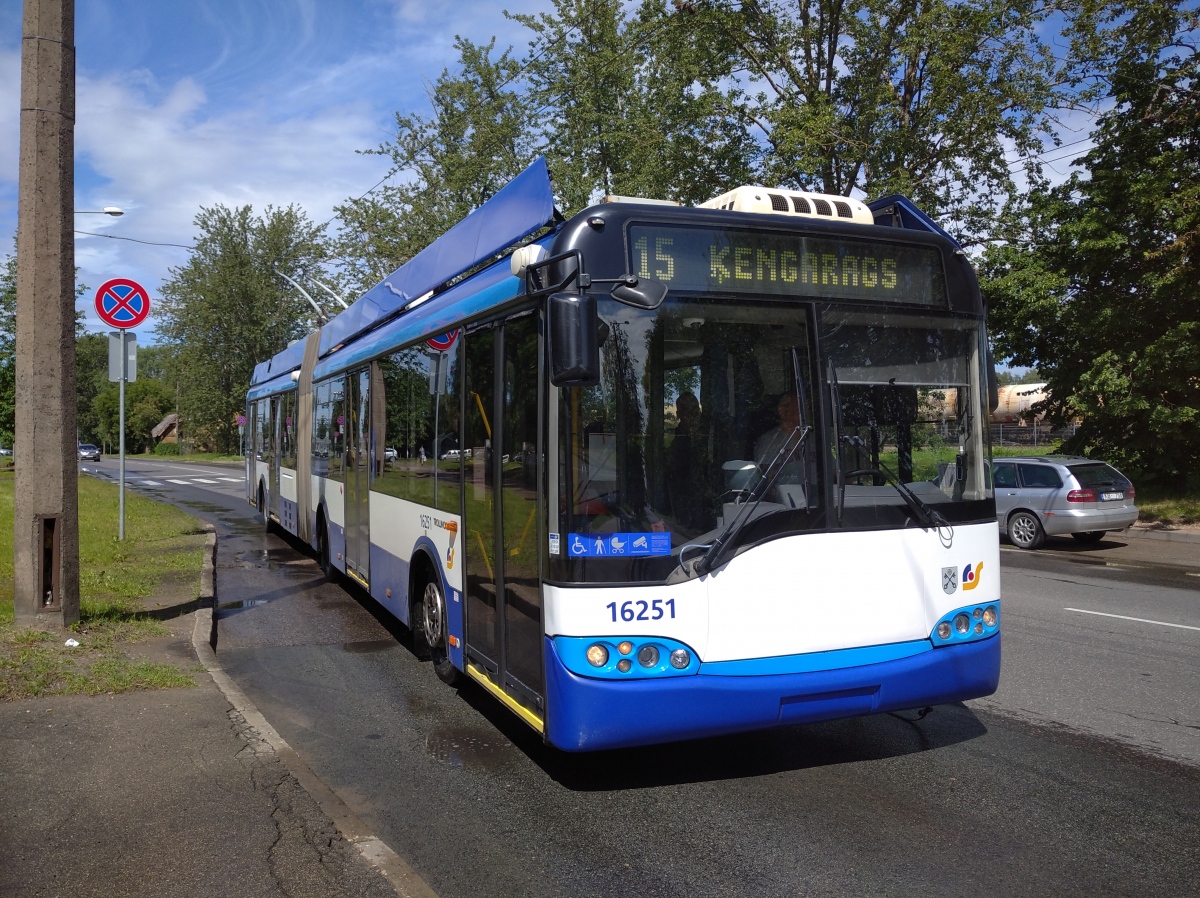 Рига, Solaris Trollino II 18 Ganz № 16251