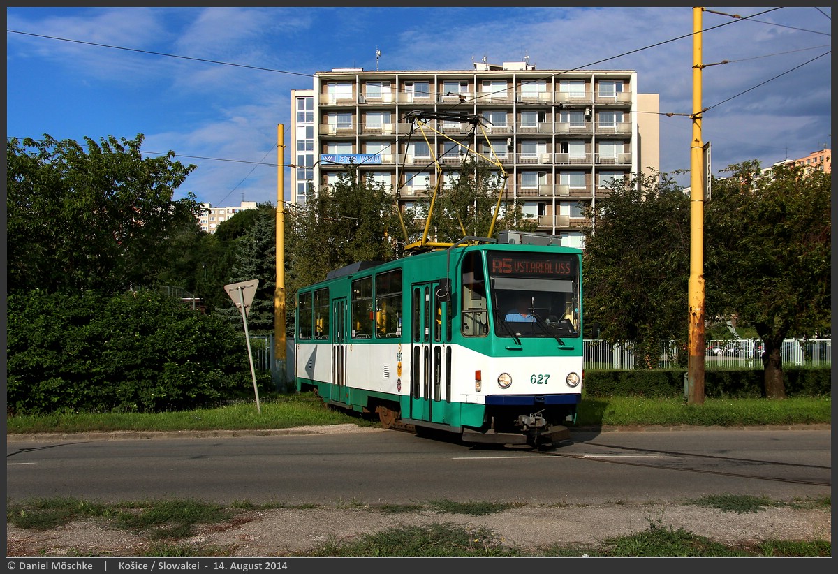 Кошице, Tatra T6A5 № 627