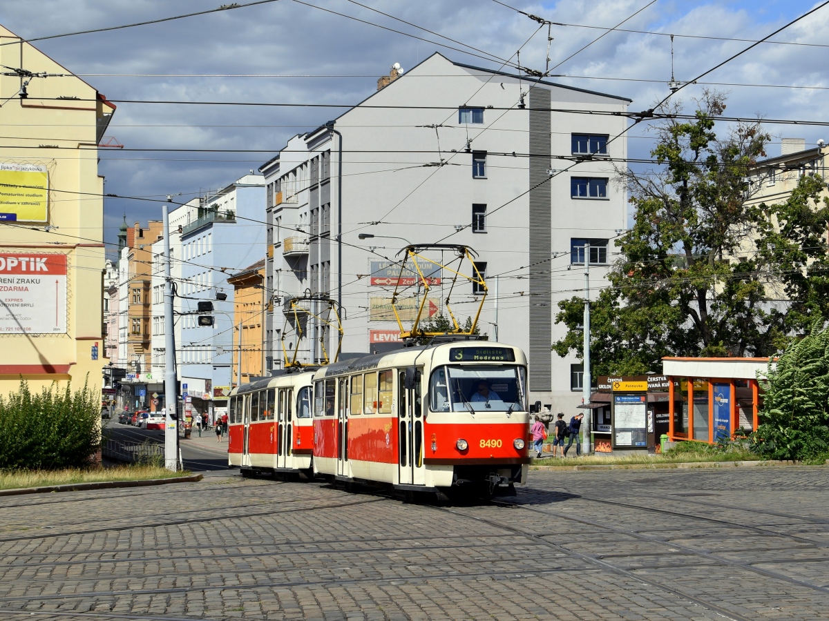 Прага, Tatra T3R.P № 8490 Прага, Tatra T3R.P № 8490