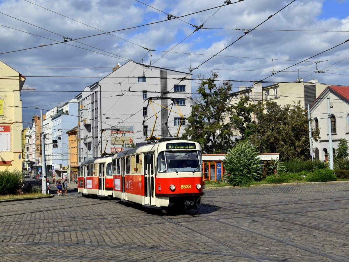 Прага, Tatra T3R.P № 8538