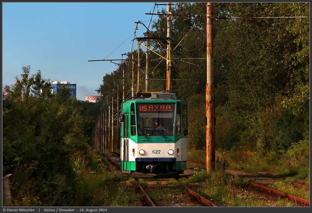 Košice, Tatra T6A5 № 627