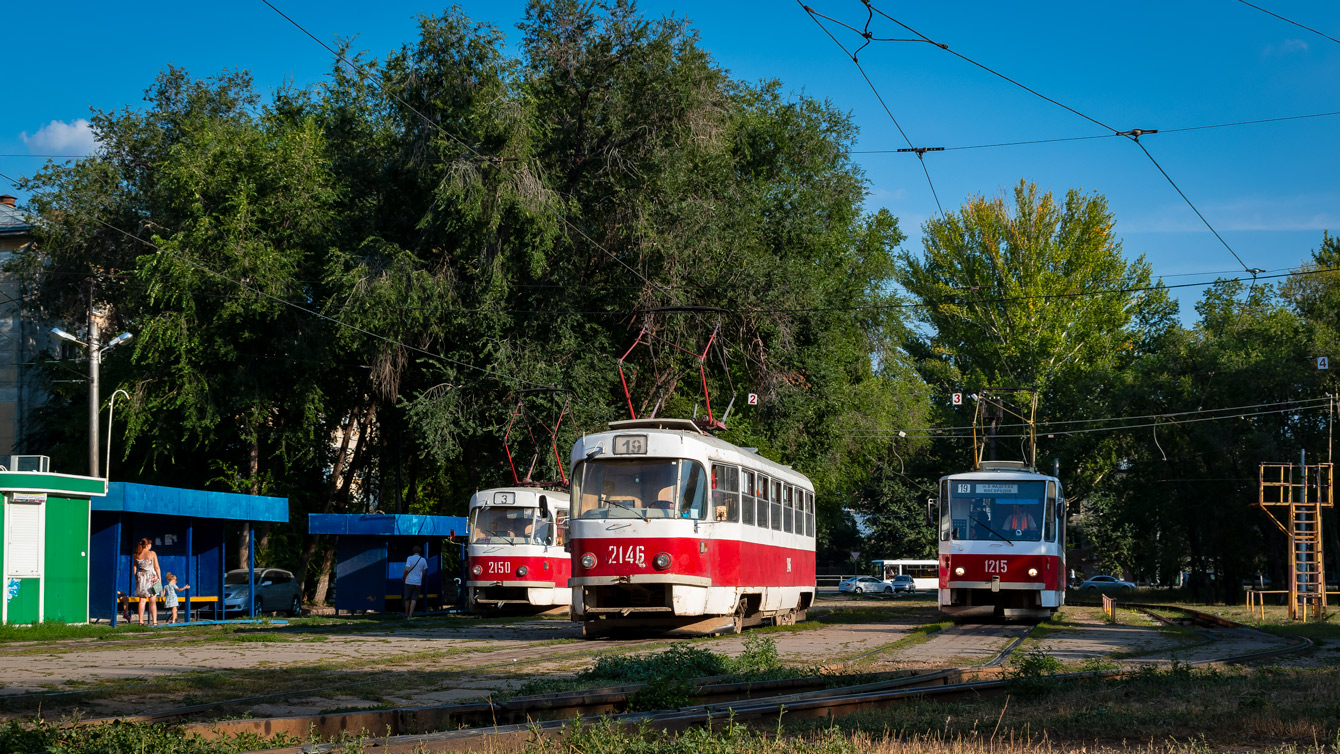 Самара, Tatra T3SU № 2146; Самара, Tatra T6B5SU № 1215