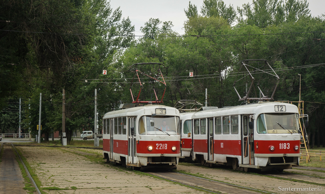 Самара, Tatra T3E № 2218; Самара, Tatra T3SU № 1183