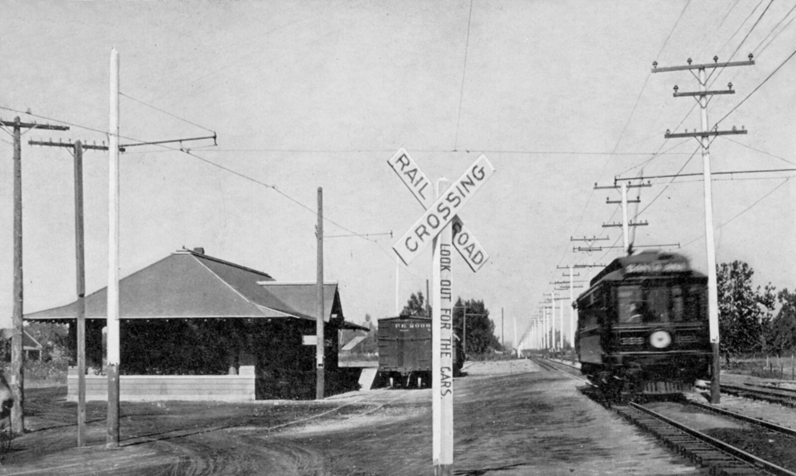 Лос-Анджелес, Интерурбан St. Louis моторный № 399; Лос-Анджелес — Линии и инфраструктура PE Лос-Анджелес, Интерурбан St. Louis моторный № 399; Лос-Анджелес — Линии и инфраструктура PE