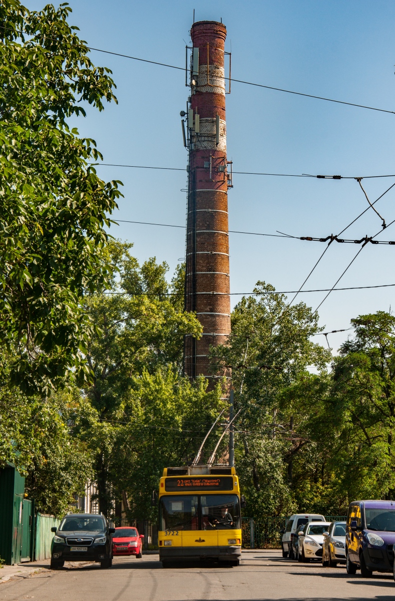 Киев, МАЗ-ЭТОН Т103 № 3722; Киев — Троллейбусные линии: Сырец, Дорогожичи, Лукьяновка, Шулявка