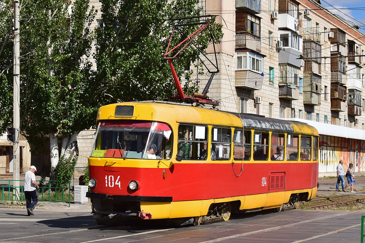 Волжский, Tatra T3SU № 104
