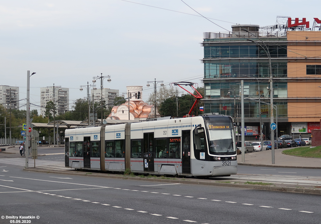 Москва, 71-414 (Pesa Fokstrot) № 3521