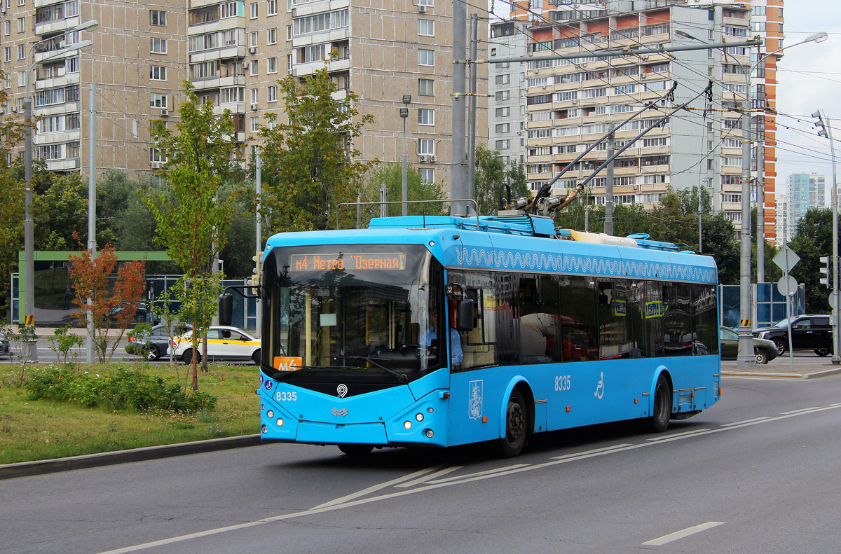 Москва, БКМ 321 № 8335; Москва — Закрытие движения Московского троллейбуса 24 — 25 августа 2020