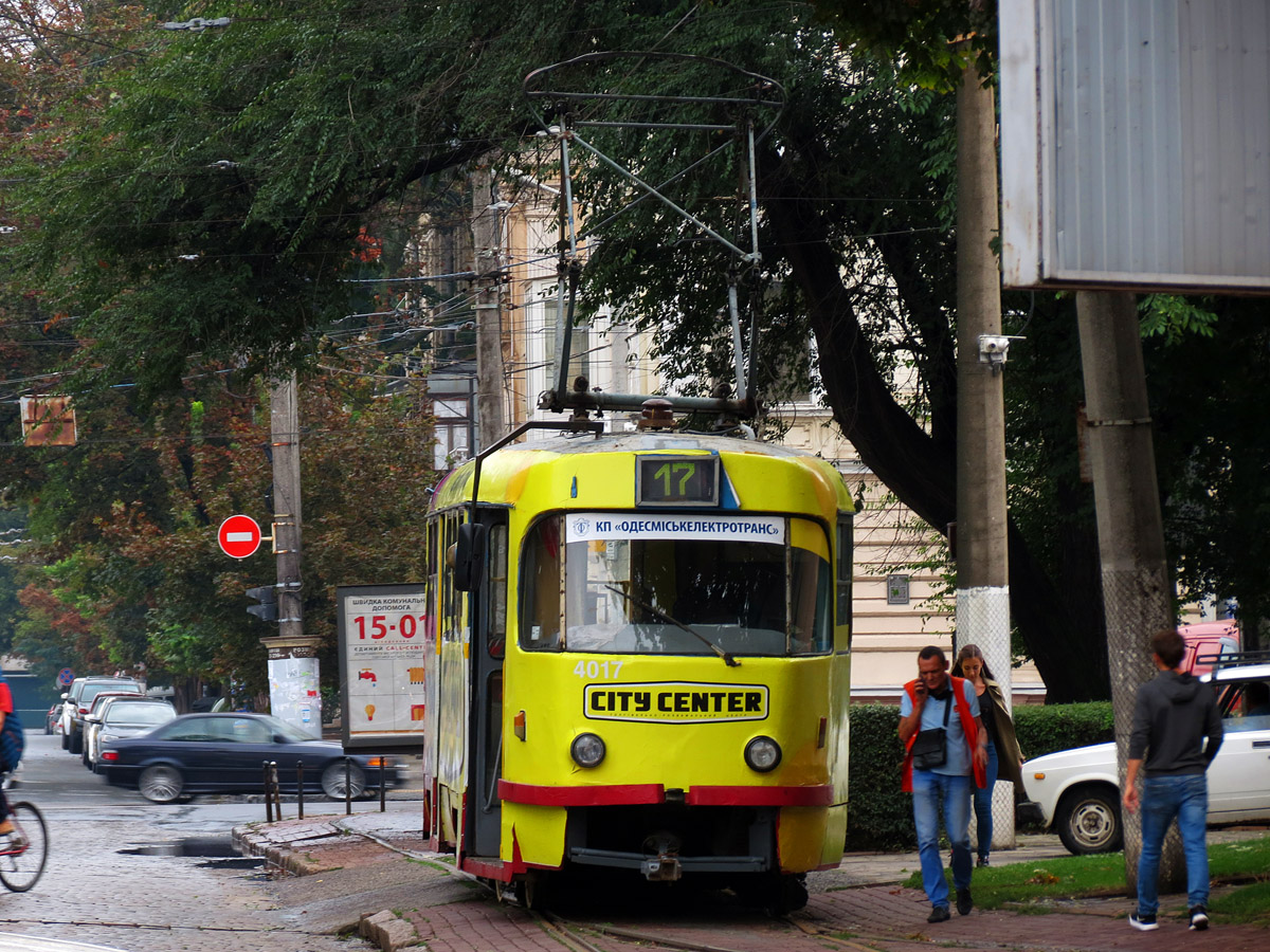 Одесса, Tatra T3R.P № 4017