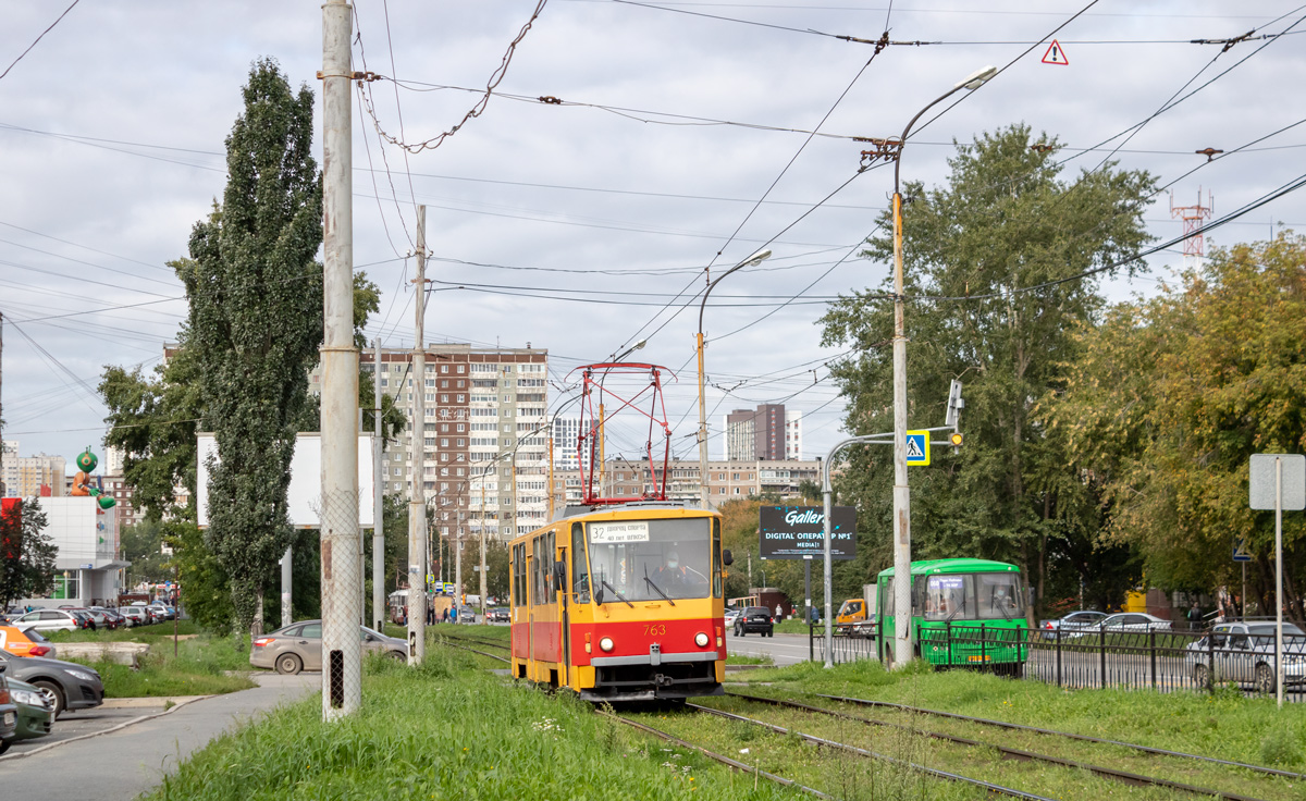 Екатеринбург, Tatra T6B5SU № 763