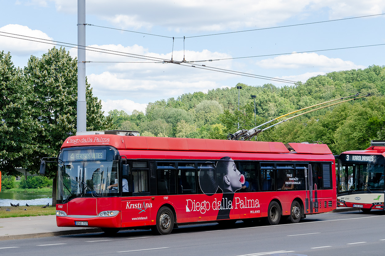 Wilno, Solaris Trollino II 15 AC Nr 1707 Wilno, Solaris Trollino II 15 AC Nr 1707