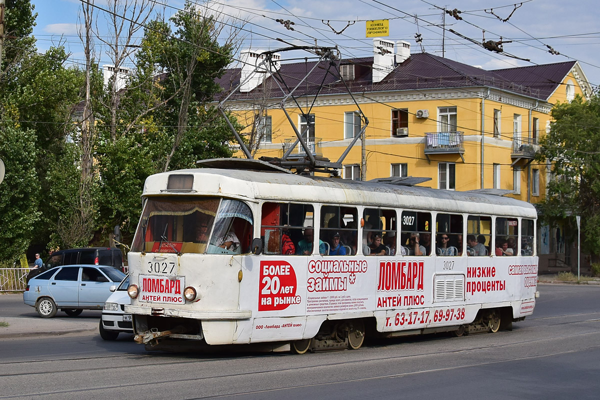 Volgograd, Tatra T3SU (2-door) № 3027