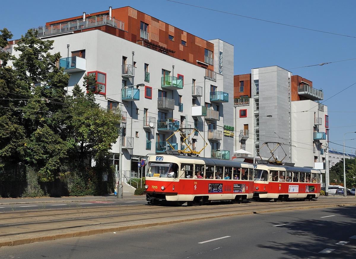 Прага, Tatra T3SUCS № 7215