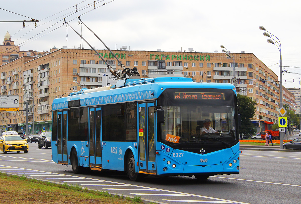 Москва, БКМ 321 № 8327; Москва — Закрытие движения Московского троллейбуса 24 — 25 августа 2020