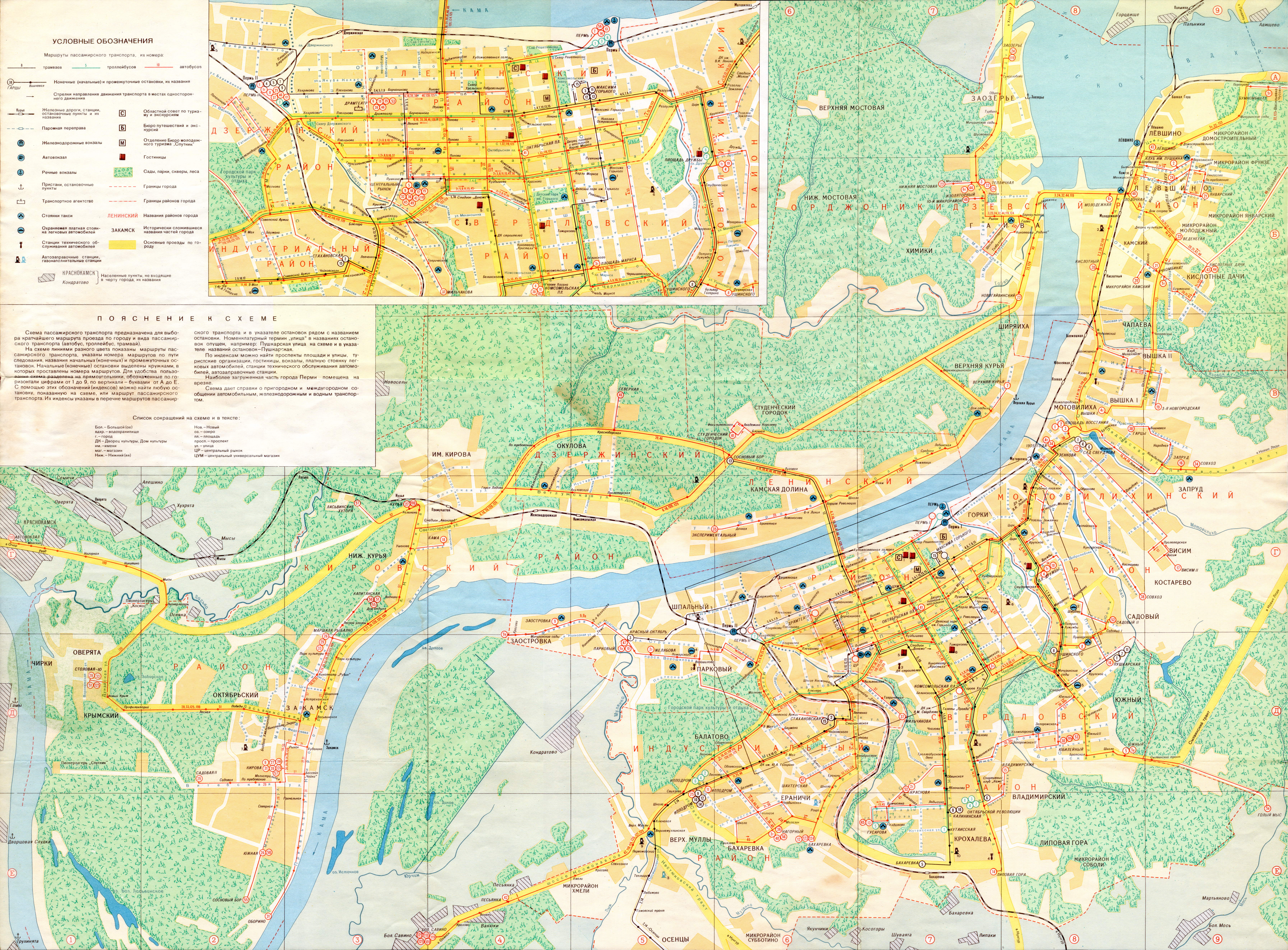 Пермь — Схемы